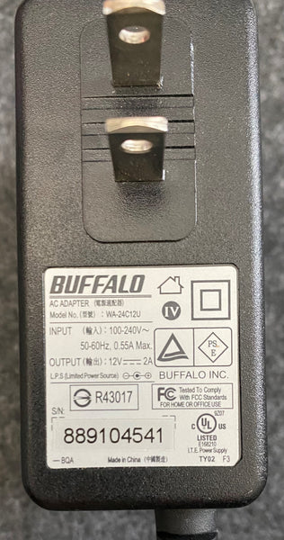 Replacement power adapter 12V 2A